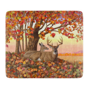 Whitetail Hjort in Autumn New England Höst färger