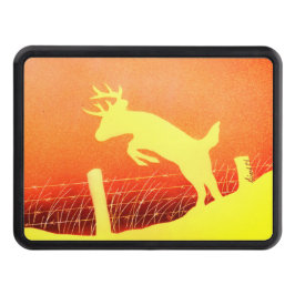 Whitetail Hjort Jumping Fence Dragkroksskydd