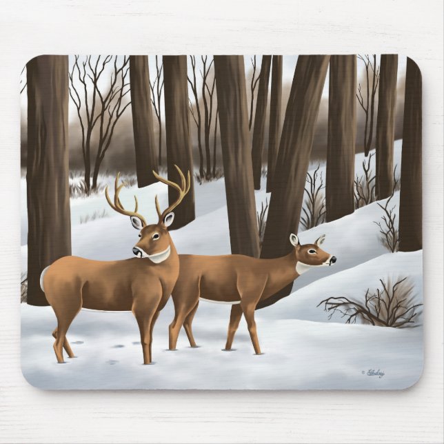 Whitetail Hjort Musmatta (Framsidan)