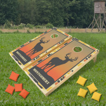 Whitetail Hjort och Camo Cornhole Set