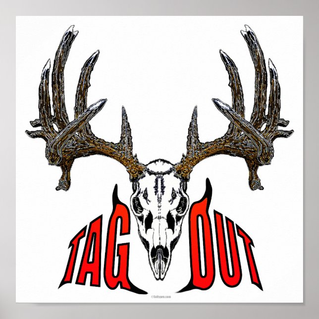 Whitetail hjort poster (Framsidan)