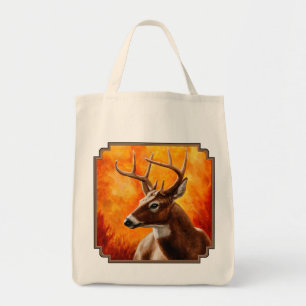 Whitetail Hjort Trophy Buck Head Tygkasse