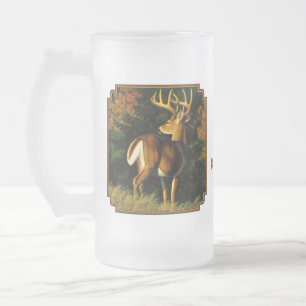 Whitetail Hjort Trophy Buck Hunting Frostat Ölglas