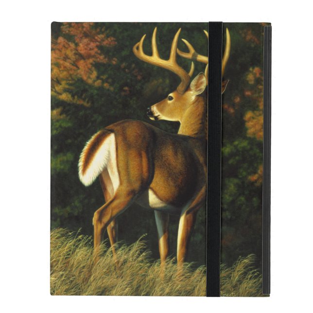 Whitetail Hjort Trophy Buck Hunting iPad Skydd (Framsidan Closed)