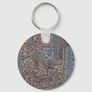 Whitetail Spike Buck Series Nyckelring