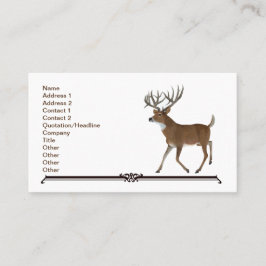 Whitetail Trophy Hjort Visitkort
