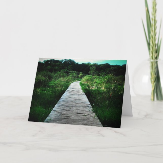 "Whitetail Woods Walkway" Snart Bättre Kort (Framsida)