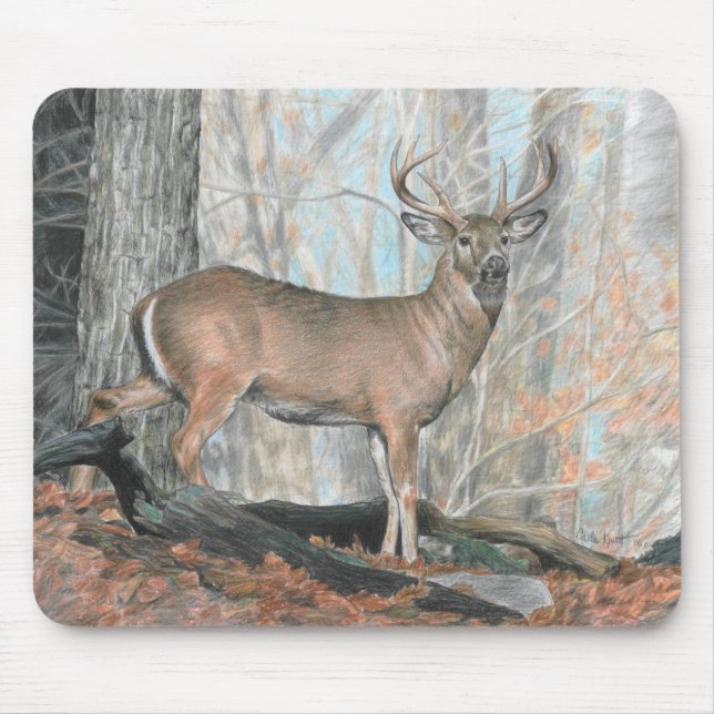 Whitetailbock Mousepad Musmatta (Framsidan)