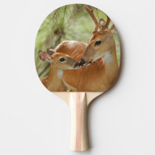 Whitetailbocken och lismar bindning pingisracket