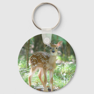 Whitetailhjort lismar Keychain Nyckelring