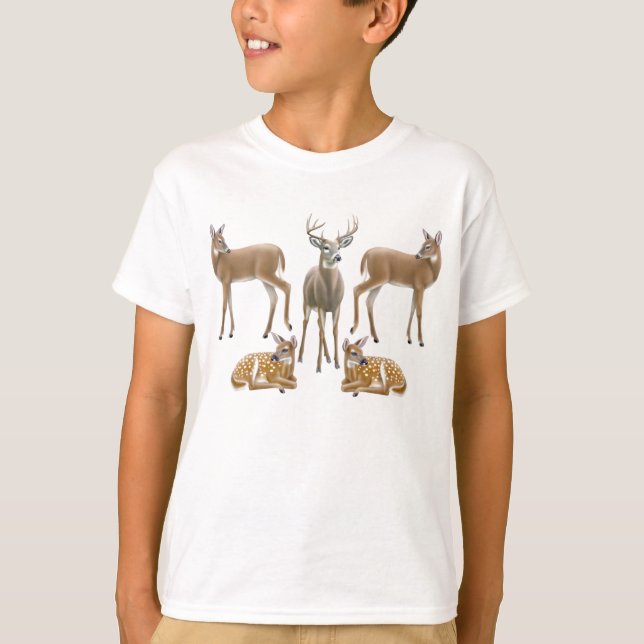 Whitetailhjort lurar T-tröja Tröja (Framsida)
