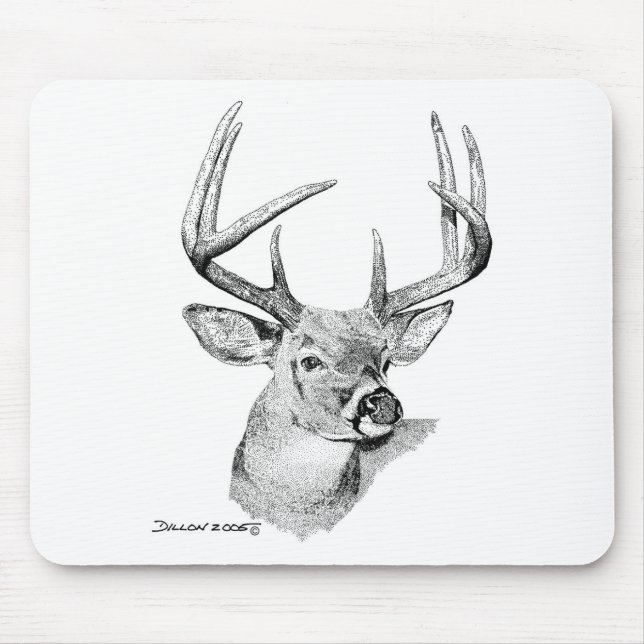 Whitetailhjort Musmatta (Framsidan)