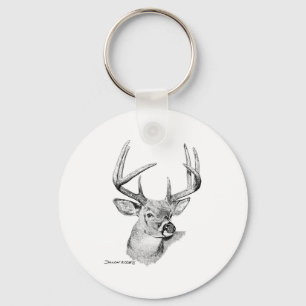 Whitetailhjort Nyckelring
