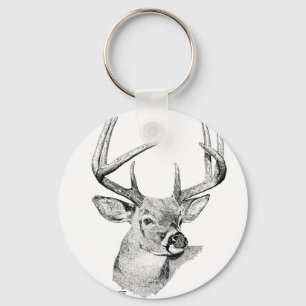 Whitetailhjort Nyckelring