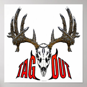 Whitetailhjort Poster