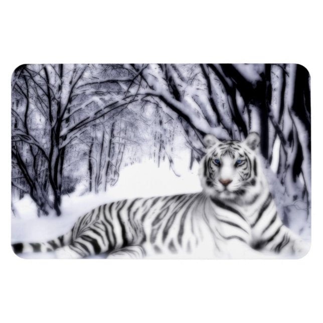 WhiteTiger Magnet (Horisontell)