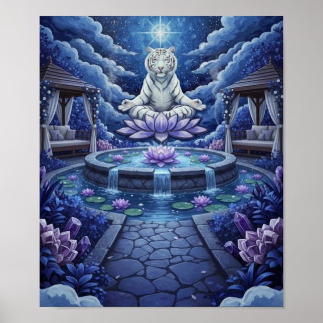 WhiteTigerMeditation Poster (Framsidan)