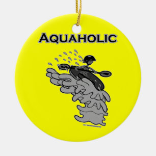 Whitewater AquaholSilhouette Shirts & Sak Julgransprydnad Keramik