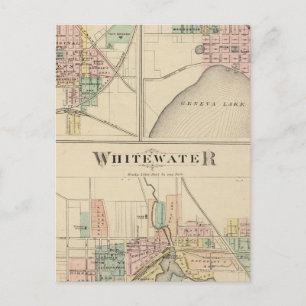 Whitewater, Elkhorn och Genève Vykort