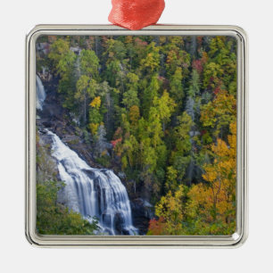 Whitewater Falls i Nantahala National Julgransprydnad Metall