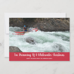 Whitewater jul din egen fotolägenhet julkort