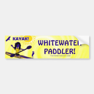 Whitewater kajak! Bekläda & sådan Bildekal