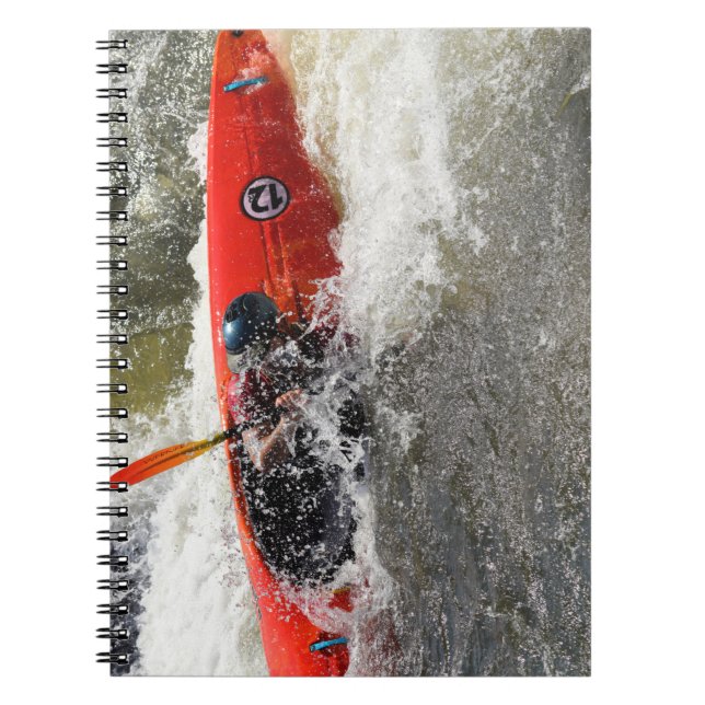 Whitewater Kayak Äventyr bärbar dator Anteckningsbok (Framsidan)