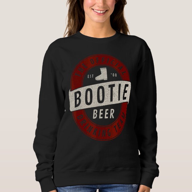 Whitewater Kayak Bootie Beer Drinking Team 2 T Shirt (Framsida)