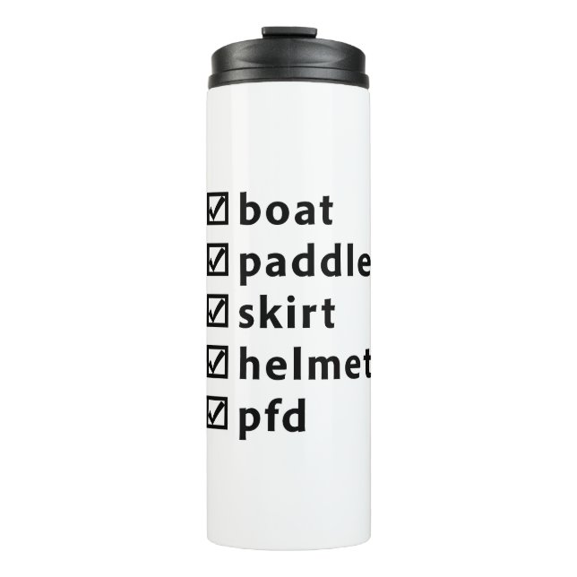 Whitewater Kayaking Checklist Gift for Kayaker (Framsida)