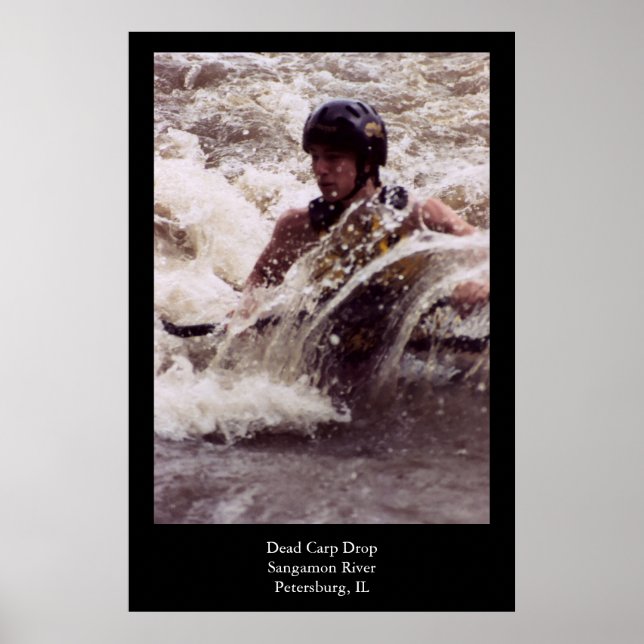 Whitewater Kayaking Poster (Framsidan)
