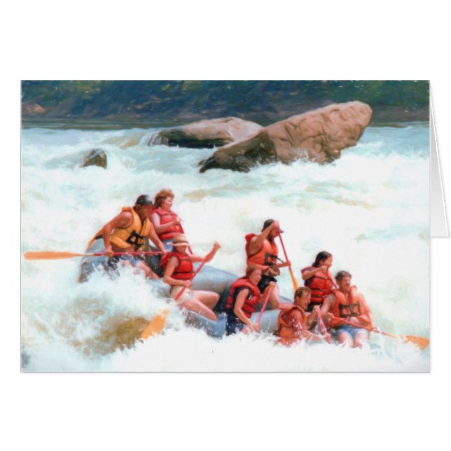 Whitewater Rafting OBS Kort (Framsidan Horizontal)