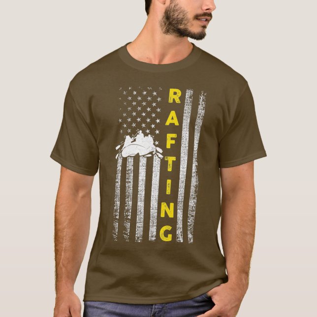 Whitewater Rafting  United States Rafter Premium T Shirt (Framsida)