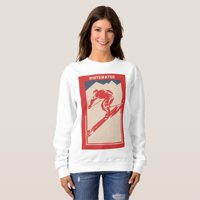 Whitewater Ski Resort i British Columbia Canada T Shirt (Hel framsida)