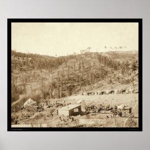 Whitewood Canyon & Wade & Jones RR SD 1890 Poster