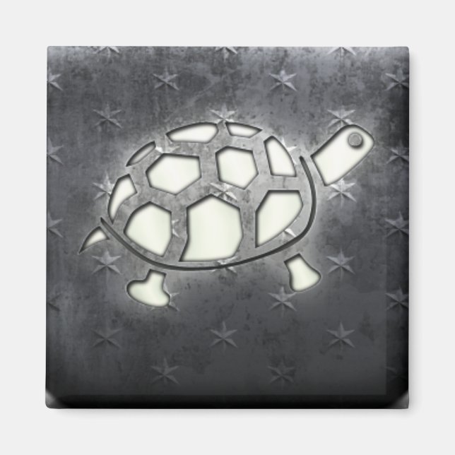 Whitewzed Turtle Magnet (Framsidan)
