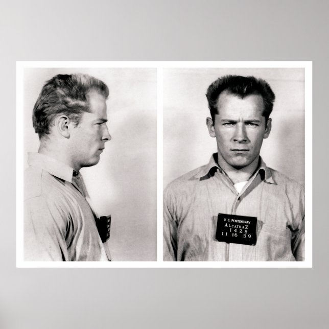 WHITEY BULGER ALCATRAZ MUGSHOT 1959 POSTER (Framsidan)
