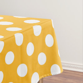 Whitle polka dots på gult