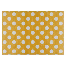 Whitle polka dots på gult