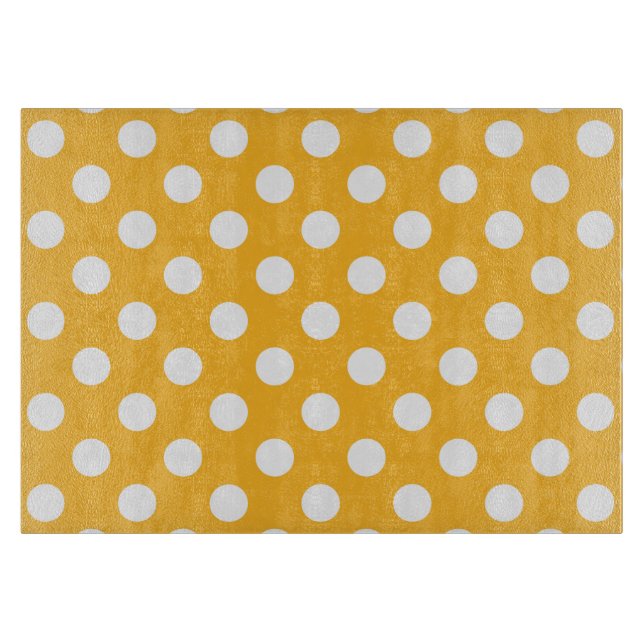 Whitle polka dots på gult (Framsidan)