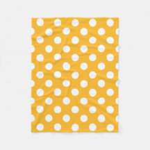 Whitle polka dots på gult