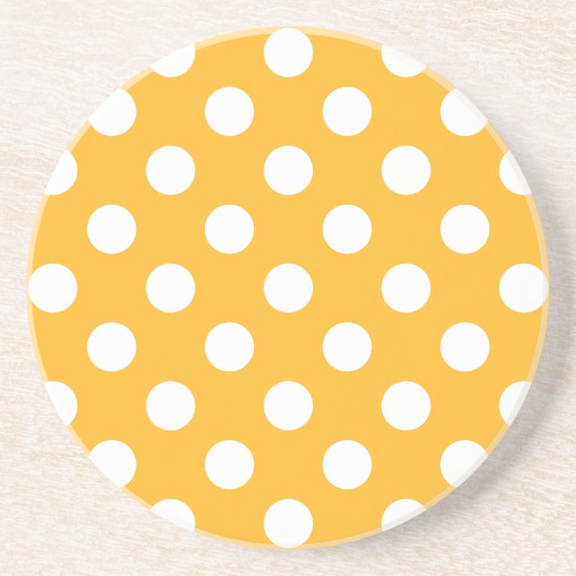 Whitle polka dots på gult underlägg (Framsidan)