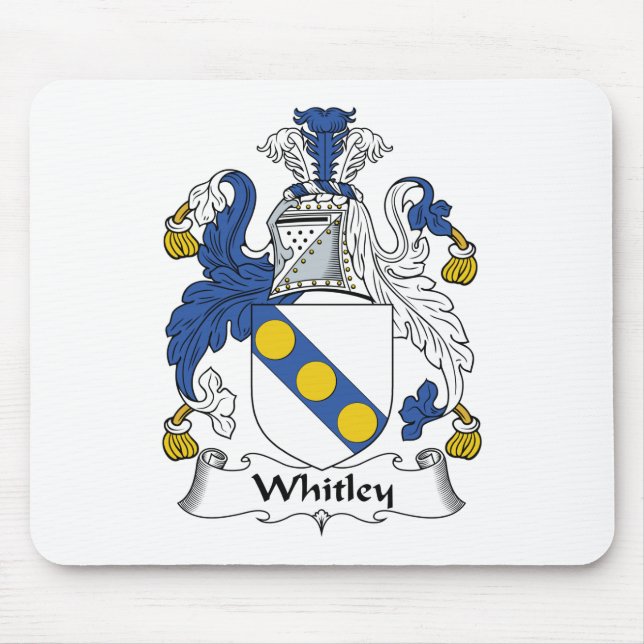 Whitley familjvapensköld musmatta (Framsidan)