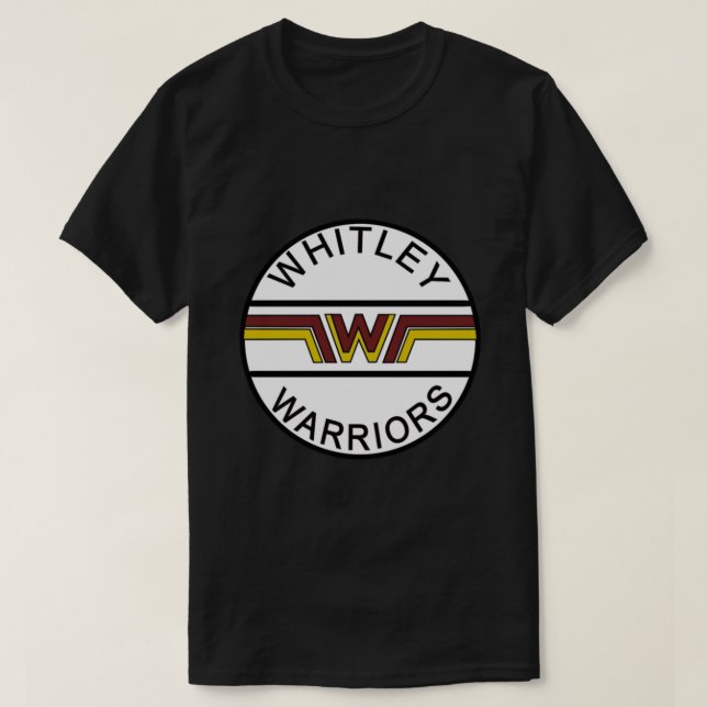 Whitley Warriors Ice Hockey Retro Logotyp Essentia T Shirt (Design framsida)