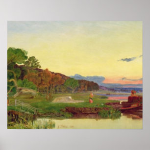 Whitlingham, Norfolk, 1860 (olja på arbetsyta) Poster