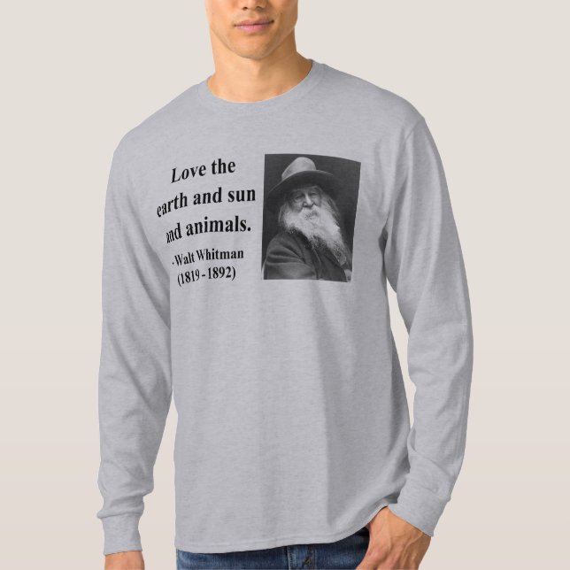 Whitman citationstecken 4b t-shirt (Framsida)