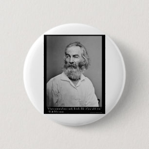 Whitman Liv Av Glädje Kärlek Citatpresent T-shirts Knapp