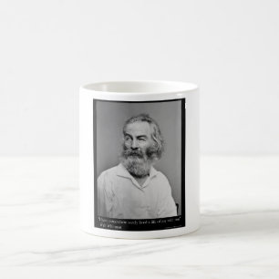Whitman Liv Av Glädje Kärlek Citatpresenter T-shir Kaffemugg