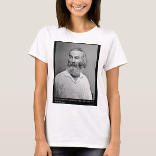 Whitman Liv Av Glädje Kärlek Citatpresenter T-shir Tee