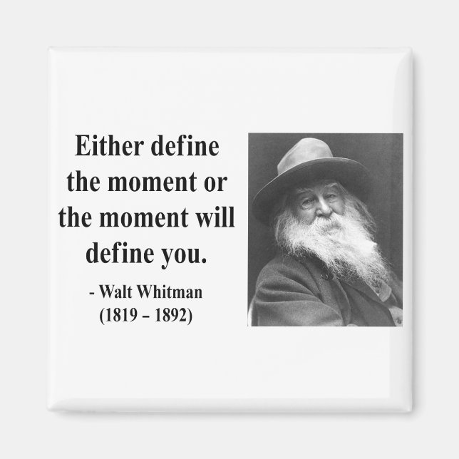 Whitman Quote 2b Magnet (Framsidan)