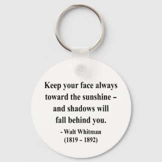 Whitman Quote 7a Nyckelring